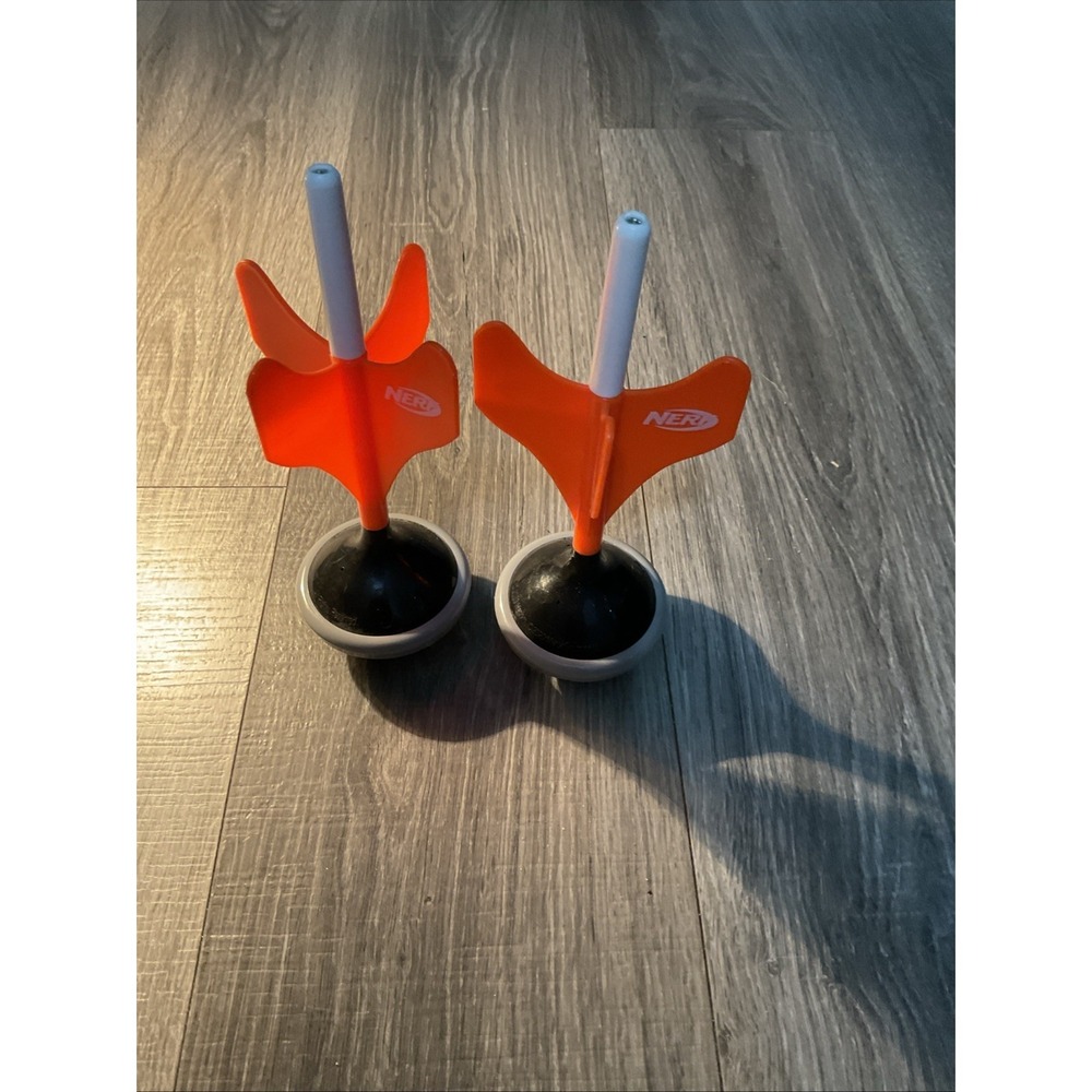 2 Nerf Lawn Darts Missing Ring